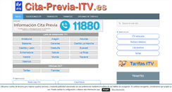 Desktop Screenshot of cita-previa-itv.es